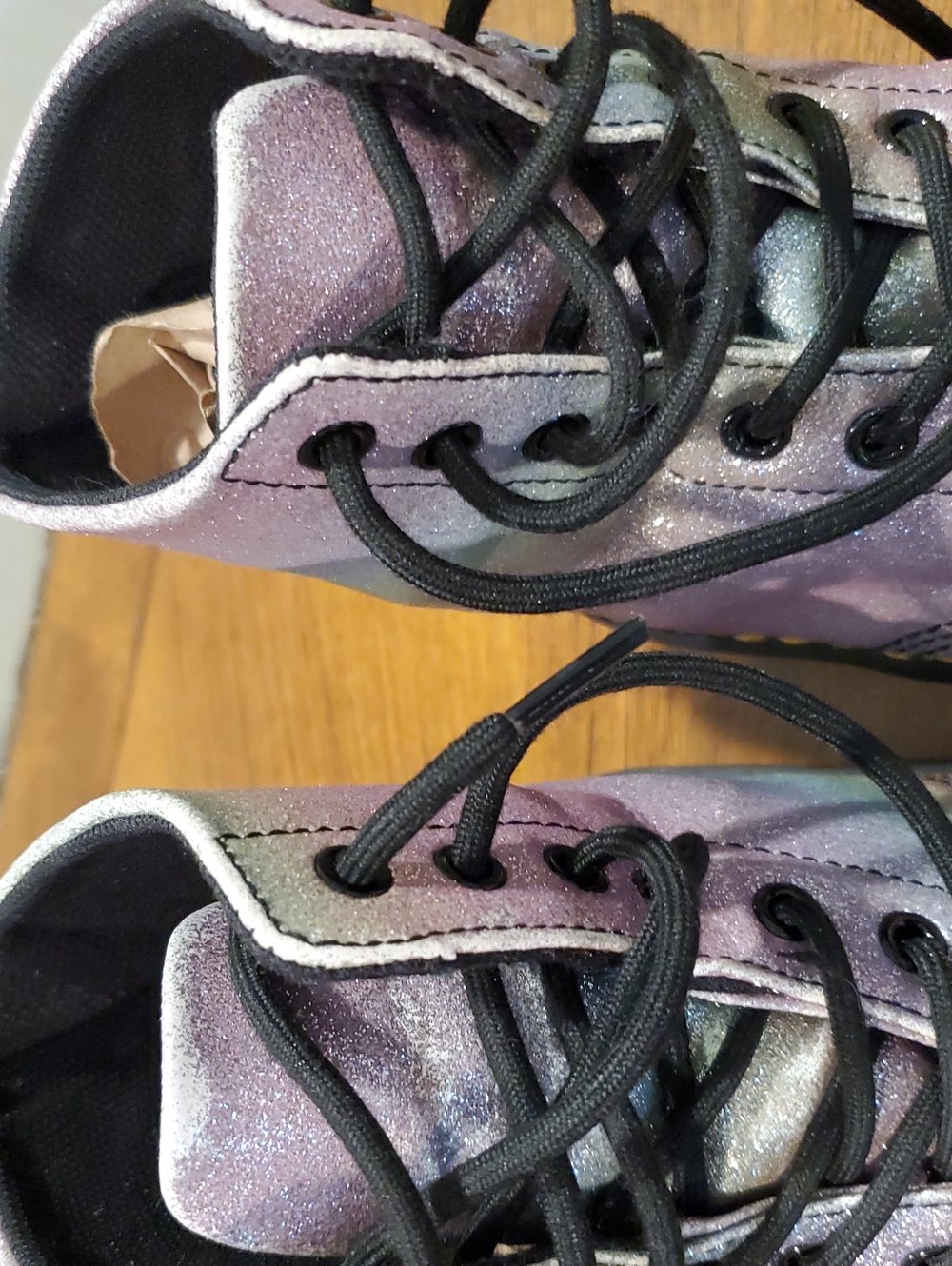 Dr Martens Glitter Pastel Rainbow Pascal Boots - Picture 15 of 15